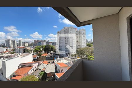 Varanda da Sala de apartamento à venda com 2 quartos, 56m² em Parque das Nações, Santo André