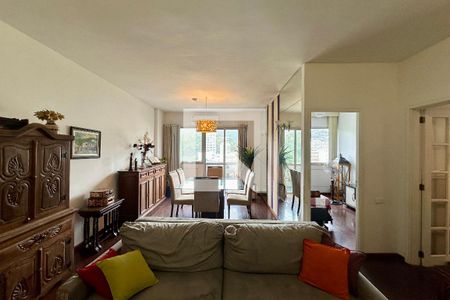 Sala de apartamento à venda com 4 quartos, 140m² em Laranjeiras, Rio de Janeiro