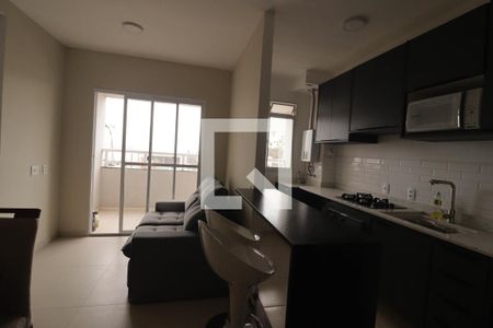 Sala/Cozinha de apartamento para alugar com 3 quartos, 62m² em Jardim Carlos Gomes, Jundiaí