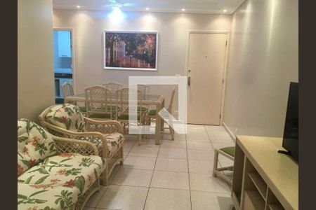 Sala de apartamento para alugar com 3 quartos, 97m² em Jardim Vitoria, Guarujá