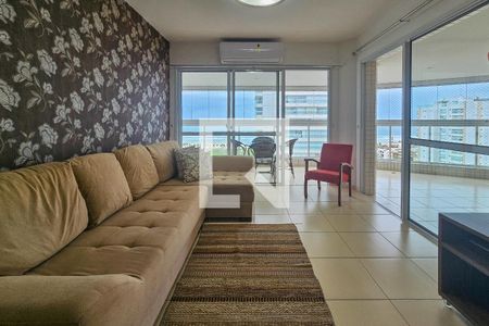 Sala de apartamento para alugar com 3 quartos, 119m² em Jardim Três Marias, Guarujá