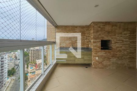 Varanda de apartamento para alugar com 3 quartos, 119m² em Jardim Três Marias, Guarujá