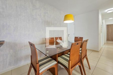 Sala de apartamento para alugar com 3 quartos, 119m² em Jardim Três Marias, Guarujá