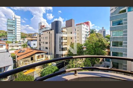 Varanda da Sala de apartamento à venda com 4 quartos, 429m² em São José, Belo Horizonte