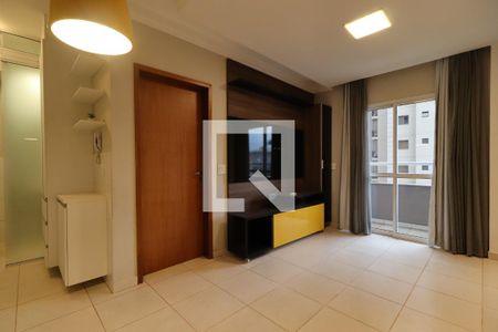 Sala de apartamento para alugar com 1 quarto, 45m² em Jardim Botânico, Ribeirão Preto