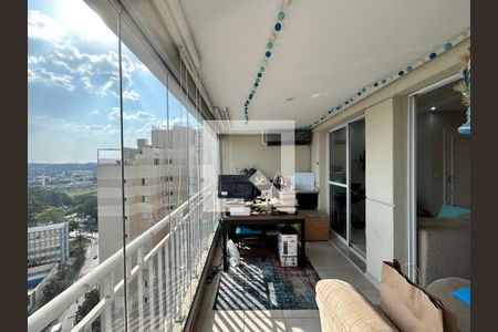 Varanda da Sala de apartamento à venda com 2 quartos, 94m² em Jurubatuba, São Paulo