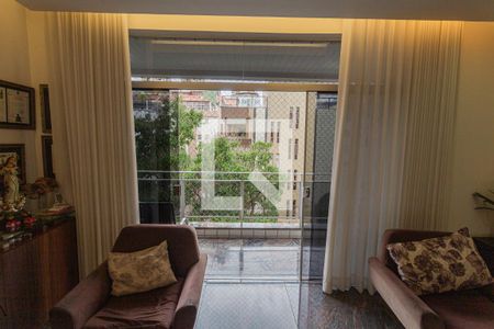 Varanda na Sala 1 de apartamento à venda com 4 quartos, 300m² em União, Belo Horizonte