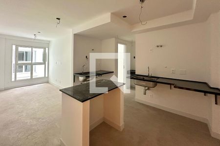 Sala/Cozinha de apartamento para alugar com 1 quarto, 34m² em Jardim Botânico, Rio de Janeiro