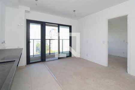 Sala/Cozinha de kitnet/studio para alugar com 1 quarto, 33m² em Jardins, São Paulo