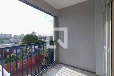 Varanda da sala de apartamento à venda com 3 quartos, 75m² em Ouro Preto, Belo Horizonte