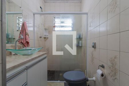 Banheiro Social de casa para alugar com 1 quarto, 125m² em Vila Assis Brasil, Mauá