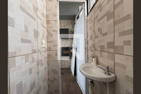 Lavabo de apartamento à venda com 3 quartos, 120m² em Vila Vilma, Santo André