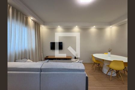 Sala de apartamento à venda com 3 quartos, 120m² em Vila Vilma, Santo André