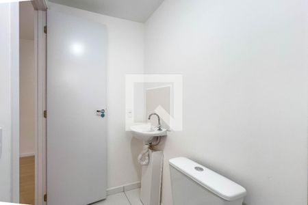 Banheiro de kitnet/studio para alugar com 1 quarto, 25m² em Chácara Inglesa, São Paulo
