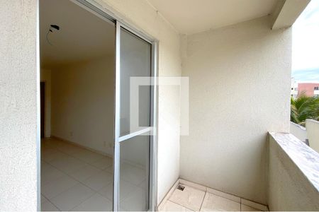Varanda da Sala de apartamento à venda com 2 quartos, 54m² em João Pinheiro, Belo Horizonte