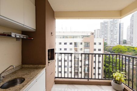 Varanda da Sala de apartamento à venda com 3 quartos, 180m² em Jardim Umuarama, São Paulo