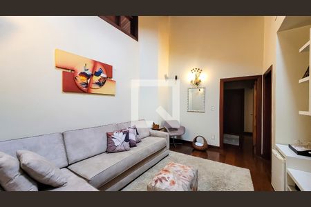 Sala de casa de condomínio para alugar com 4 quartos, 350m² em Parque Taquaral, Campinas