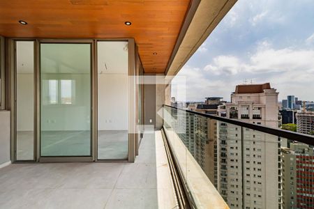 Varanda de apartamento à venda com 3 quartos, 134m² em Itaim Bibi, São Paulo