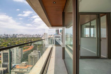 Varanda de apartamento à venda com 3 quartos, 134m² em Itaim Bibi, São Paulo