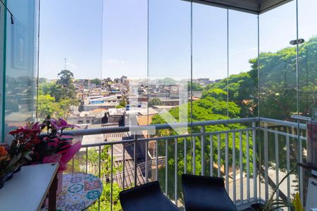 Sacada da Sala de apartamento à venda com 3 quartos, 60m² em Jardim Guairaca, São Paulo