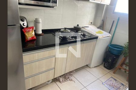 Cozinha de apartamento à venda com 2 quartos, 48m² em Santa Maria, Contagem