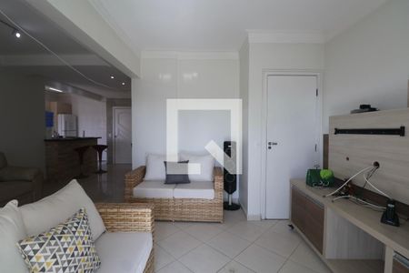 Sala de apartamento para alugar com 3 quartos, 185m² em Jardim Tres Marias, Guarujá