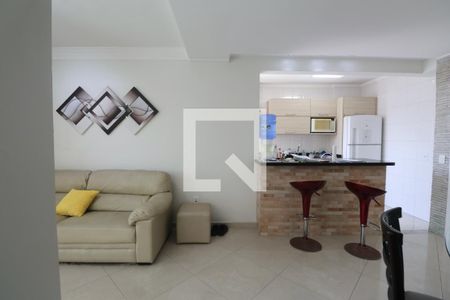 Sala de apartamento para alugar com 3 quartos, 185m² em Jardim Tres Marias, Guarujá