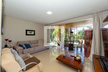 Sala 2 de casa de condomínio à venda com 5 quartos, 492m² em Jardim Petropolis, Nova Lima