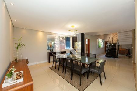 Sala de Jantar de casa de condomínio à venda com 5 quartos, 492m² em Jardim Petropolis, Nova Lima