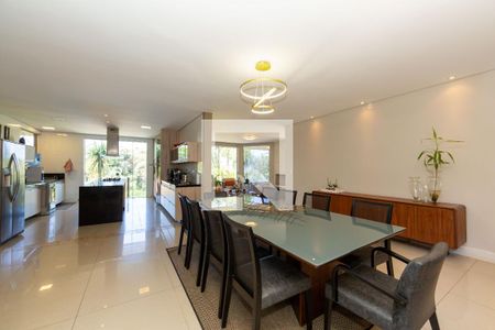 Sala de Jantar de casa de condomínio à venda com 5 quartos, 492m² em Jardim Petropolis, Nova Lima