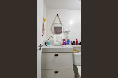 Banheiro da Suíte de kitnet/studio para alugar com 1 quarto, 27m² em Jardim Cidalia, São Paulo