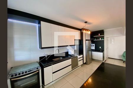 Sala/Cozinha de apartamento para alugar com 3 quartos, 168m² em Vila Assuncao, Praia Grande
