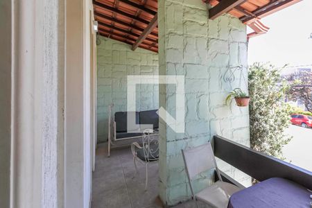 Varanda da sala de casa à venda com 4 quartos, 340m² em Candelária, Belo Horizonte