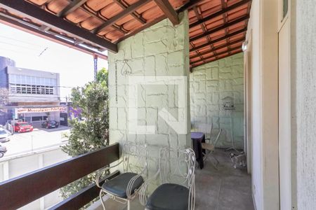 Varanda da sala de casa à venda com 4 quartos, 340m² em Candelária, Belo Horizonte