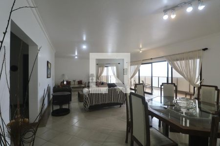 Sala de apartamento para alugar com 4 quartos, 260m² em Jardim Asturias, Guarujá