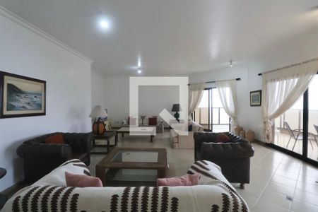 Sala de apartamento para alugar com 4 quartos, 260m² em Jardim Asturias, Guarujá