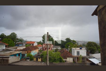 Vista da Sala/Cozinha de apartamento à venda com 2 quartos, 37m² em Glória, Porto Alegre