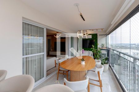 Varanda da Sala de apartamento à venda com 3 quartos, 136m² em Jardim Dom Bosco, São Paulo