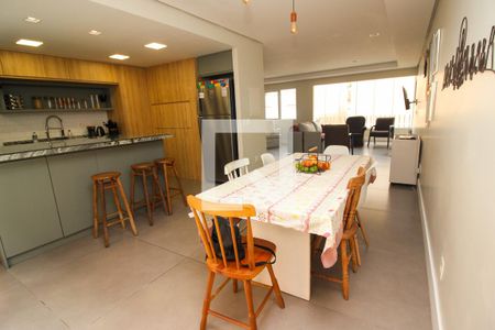 Sala de Jantar de casa de condomínio à venda com 5 quartos, 235m² em Pedra Redonda, Porto Alegre