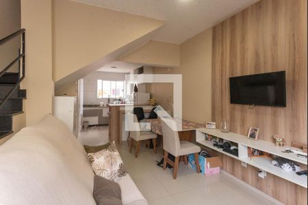 Sala de casa de condomínio à venda com 2 quartos, 80m² em Jardim Amoreiras, Campinas