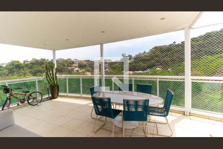 Varanda Gourmet de apartamento à venda com 3 quartos, 230m² em Camboinhas, Niterói