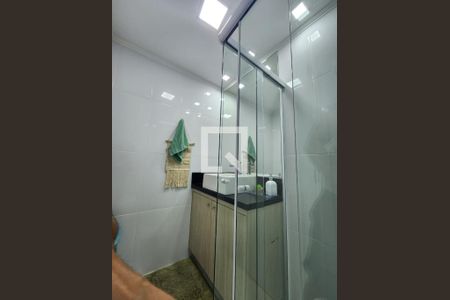 Banheiro da Suíte de apartamento à venda com 2 quartos, 78m² em Centro Comercial Jubran, São Paulo