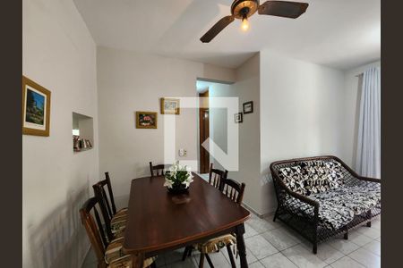 Detalhe Sala de apartamento para alugar com 2 quartos, 83m² em Embaré, Santos