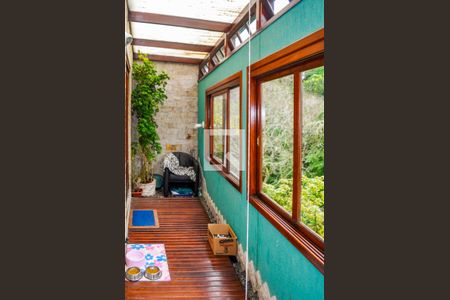 Varanda da Sala de casa de condomínio à venda com 3 quartos, 215m² em Santa Tereza, Porto Alegre