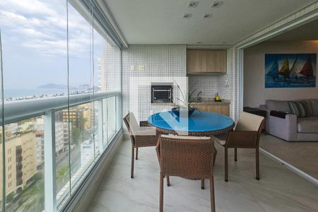 Sacada de apartamento para alugar com 4 quartos, 143m² em Jardim das Conchas, Guarujá