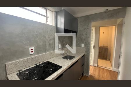 Cozinha e Área de Serviço de apartamento à venda com 1 quarto, 28m² em Taquaral, Campinas