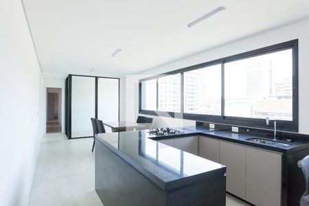 Sala de apartamento à venda com 2 quartos, 82m² em Vila das Flores, Nova Lima