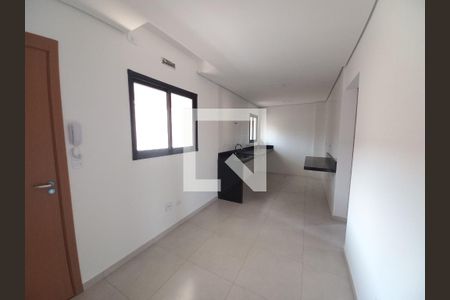Sala/Cozinha de apartamento para alugar com 2 quartos, 49m² em Vila Voturuá, São Vicente