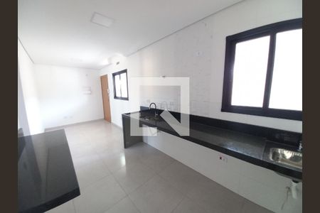 Sala/Cozinha de apartamento para alugar com 2 quartos, 49m² em Vila Voturuá, São Vicente