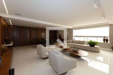 Sala de Estar de apartamento à venda com 4 quartos, 260m² em Vila da Serra, Nova Lima